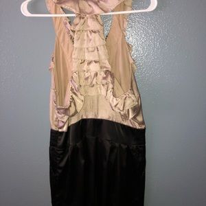 Sexy Arden B tan/black romper!